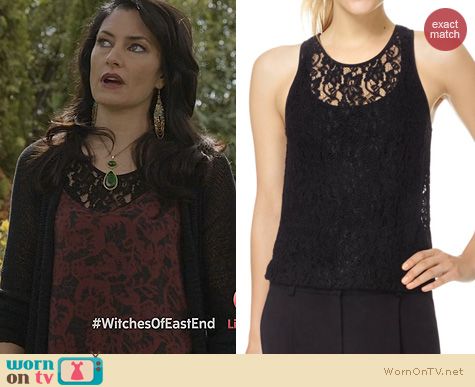 Witches of East End Style: Wilfed Serves Blouse worn by Madchen Amick