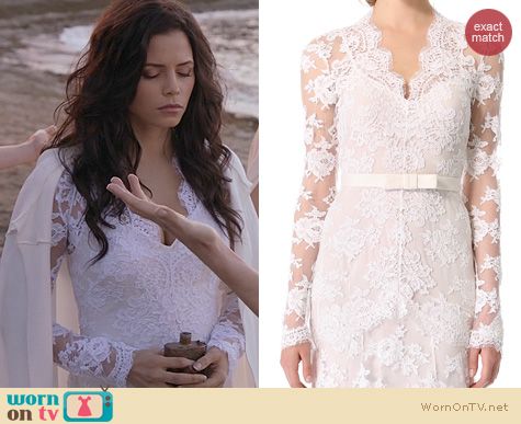 Witches of East End Fashion: Temperley London Guinevere Dress worn by Jenna Dewan-Tatum