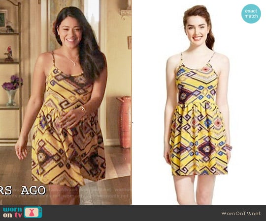 Xhilaration Cage Back Dress worn by Jane Villanueva (Gina Rodriguez) on Jane the Virgin