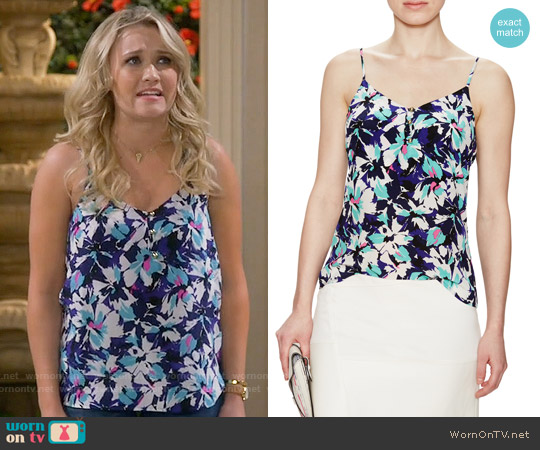 Yumi Kim Lena Cami in Tropical Burst worn by Gabi Diamond (Emily Osment) on Young and Hungry