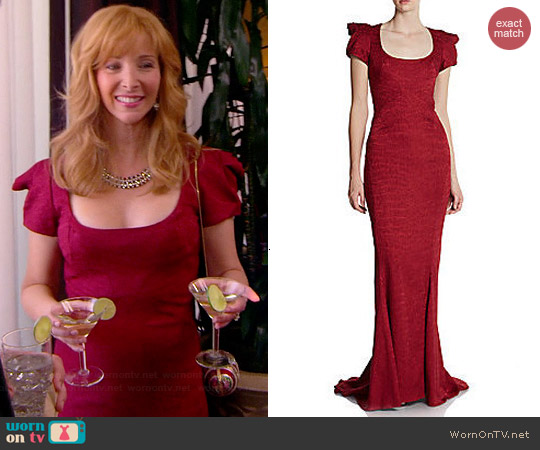 Zac Posen Structured Gown worn by Lisa Kudrow on The Comeback