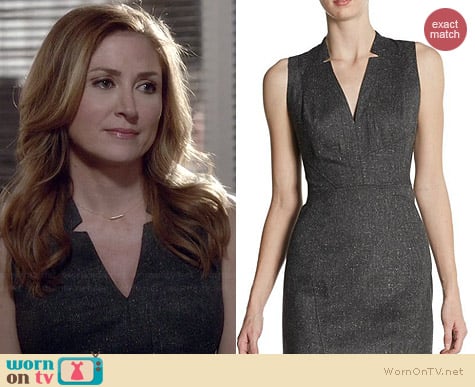 Zac Posen V-neck Sheath worn by Sasha Alexander on Rizzoli & Isles