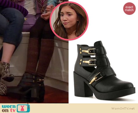 Zigi Soho Torn Bootie worn by Rowan Blanchard on Girl Meets World