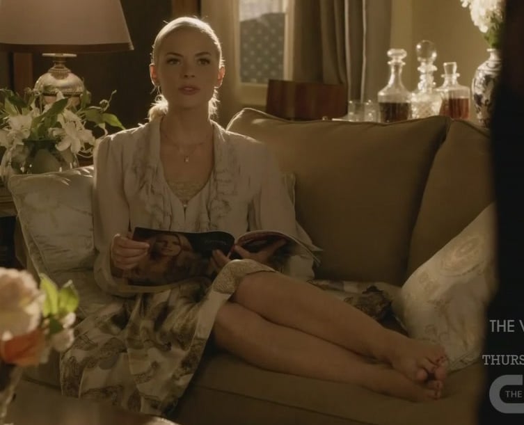 Lemon's ruffle blouse on Hart of Dixie