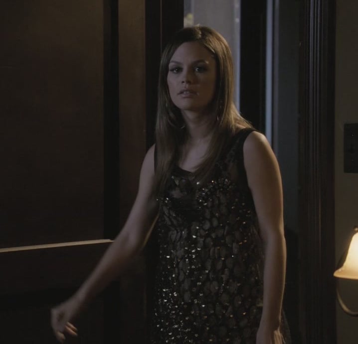 Zoe's black sequin dress on Hart of Dixie