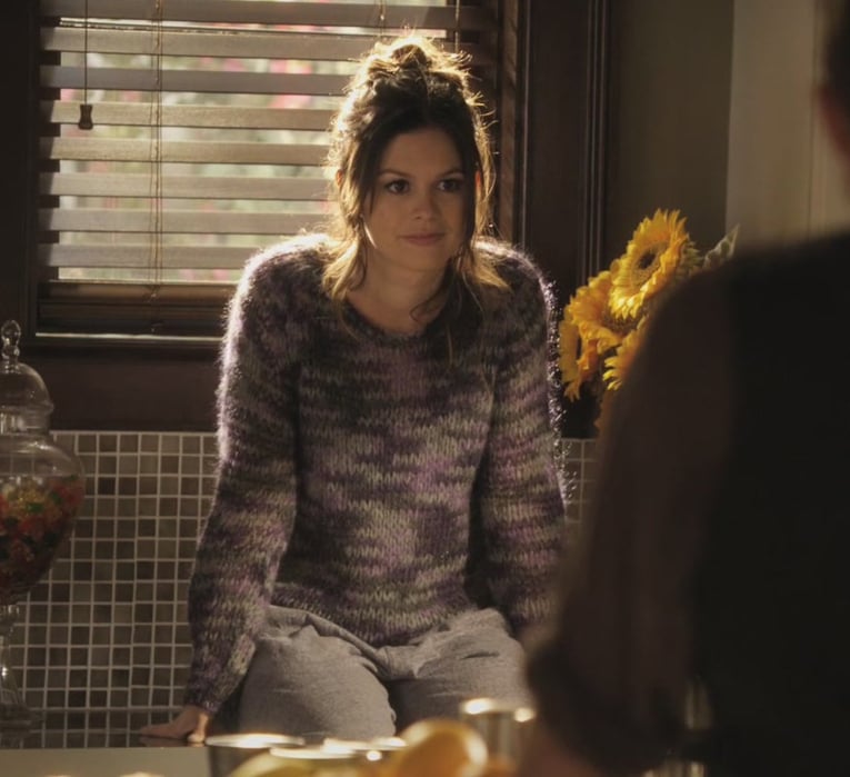 Zoe's purple knit sweater on Hart of Dixie