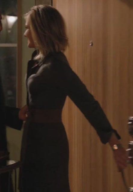 Jane's grey shirtdress on Happy Endings