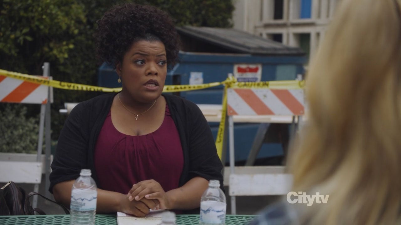 Shirley's purple top on Community