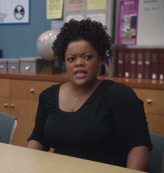 Shirley's black top on Community