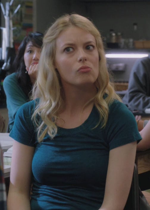 Britta's blue tshirt on Community