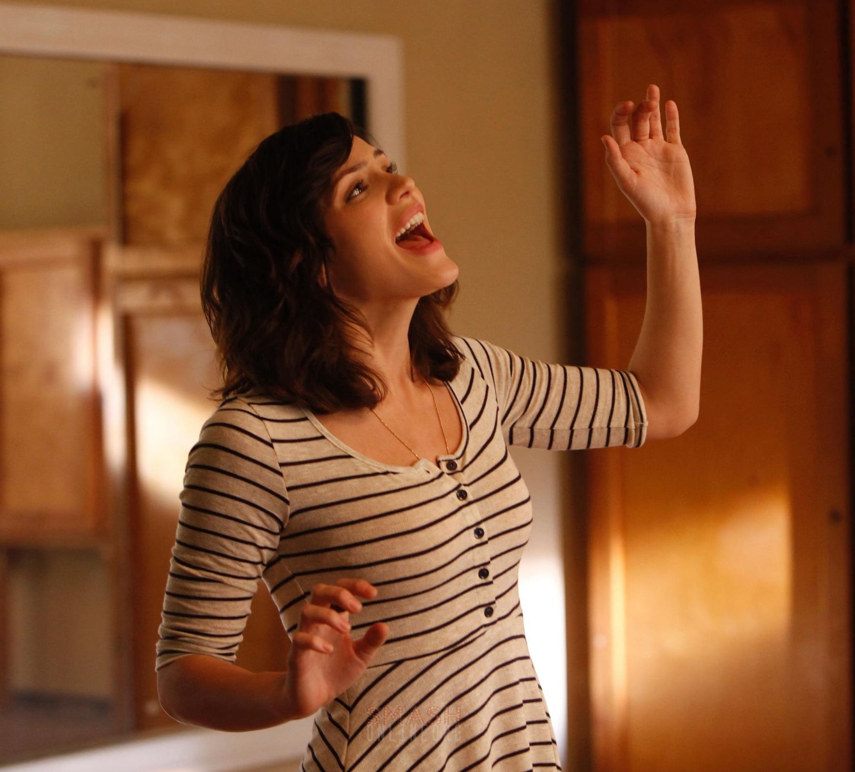 Karen's striped shirt from Smash