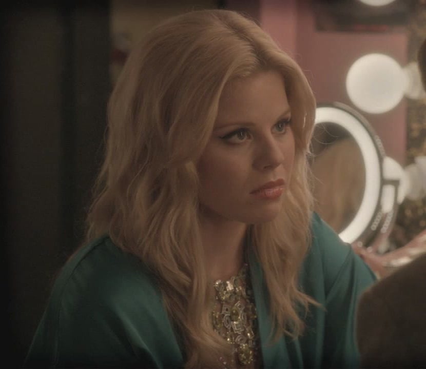 Ivy's green dressing gown