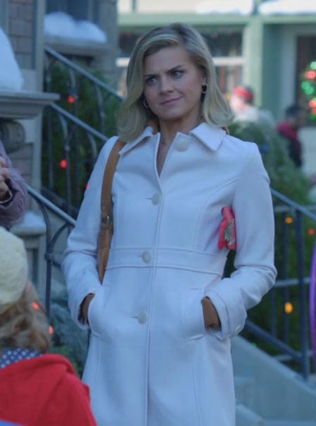 Jane's white coat on Happy Endings