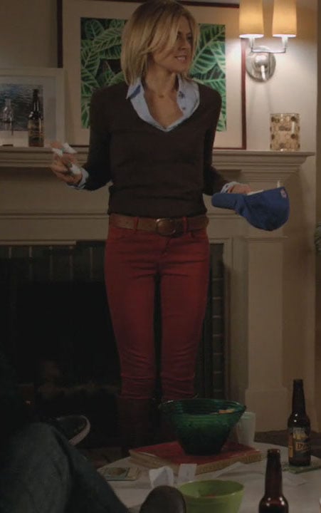 Jane's red pants on Happy Endings
