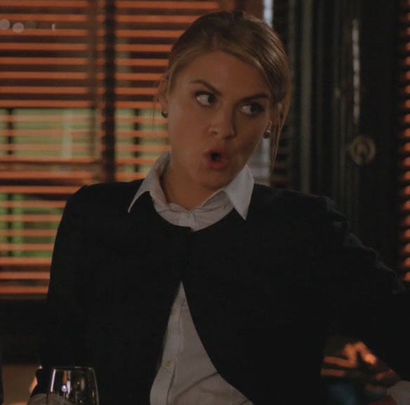 Jane's black jacket on Happy Endings