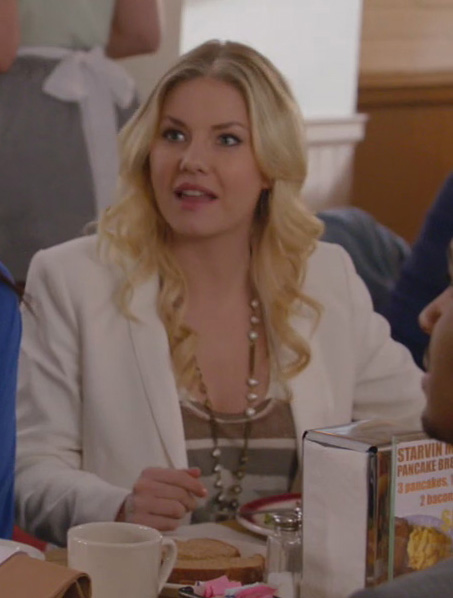 Alex's white blazer on Happy Endings