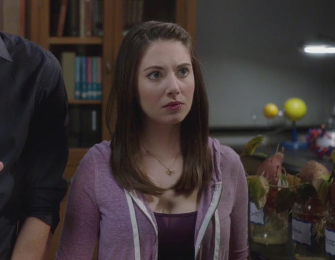 Annie's purple hoodie on Community