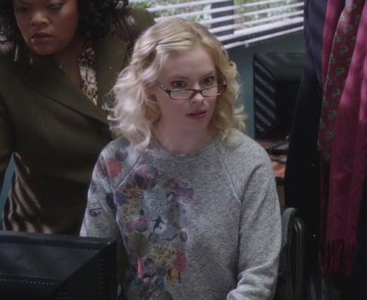 Britta's grey sweater on Community
