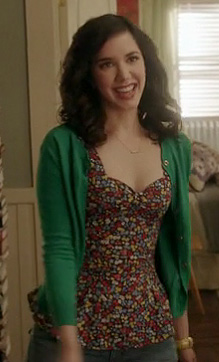 Jane's floral peplum top on Jane by Design