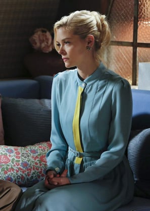 Lemon's longsleeve blue dress on Hart of Dixie