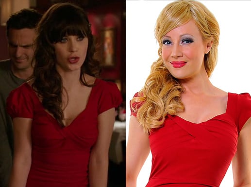 Jess's red dress on New Girl