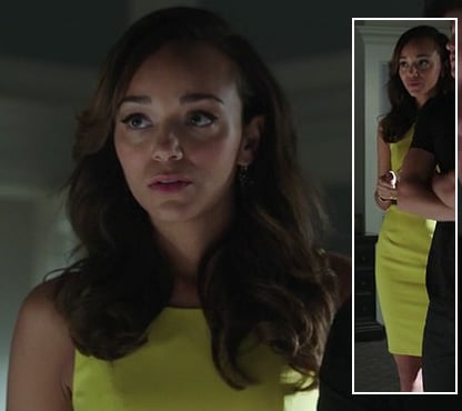 Ashley's yellow dress on Revenge