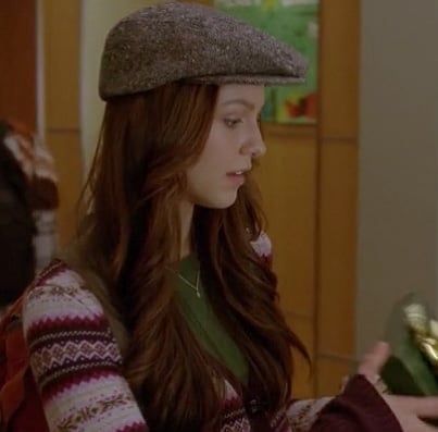 Marley's patterned cardigan on Glee