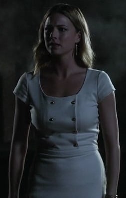 Emily's white military style dress on Revenge