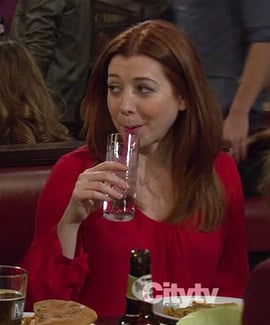 Lily's hot pink/red blouse on How I Met Your Mother