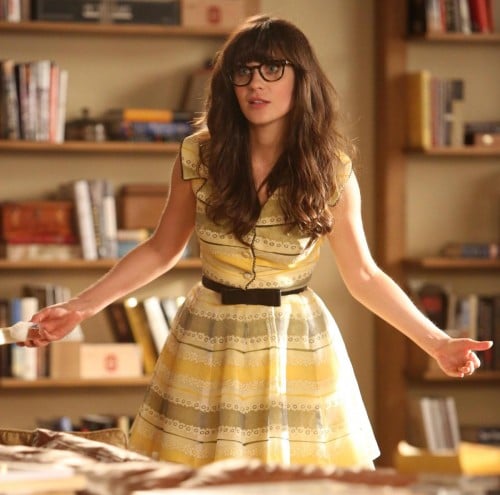 Jess's yellow dress on New Girl