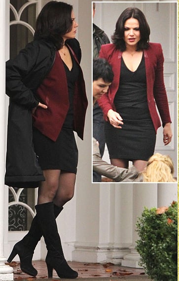 Regina's burgundy blazer on Once Upon A Time