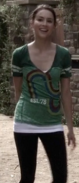 Spencer's green sweatshirt on Pretty Little Liars