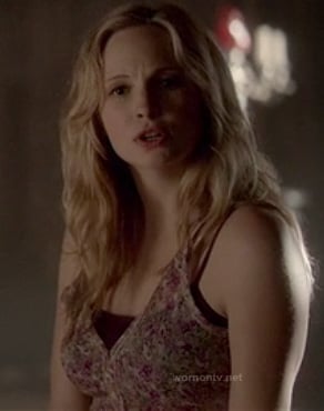 Caroline's floral cami on The Vampire Diaries