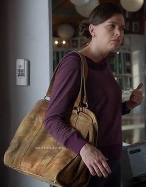 Michelle's distressed leather oversized bag on Bunheads (multiple episodes)