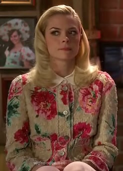 Lemon's cream and pink floral jacket on Hart of Dixie