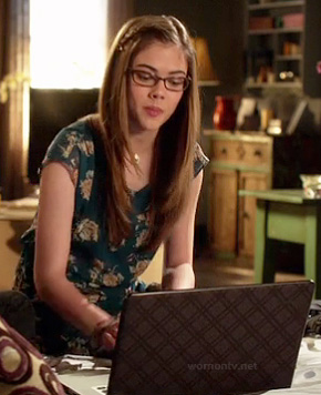 Rose's green floral dress on Hart of Dixie
