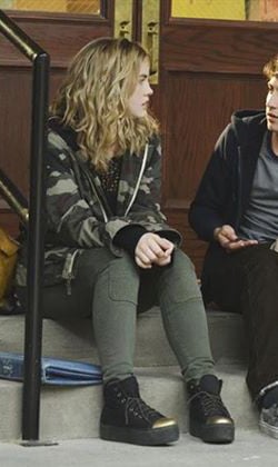 Jo's black gold capped platform sneakers on Twisted