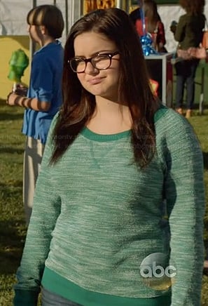 Alex's green sweater on Modern Family