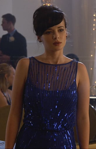 Jenna's blue prom dress on Awkward