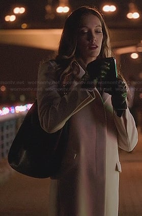 Laurel's white coat on Arrow