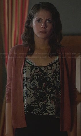 Thea's abstract print cami on Arrow