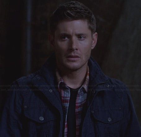 Dean's navy blue utility jacket on Supernatural