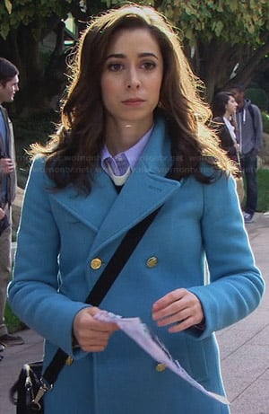 The Mother's sky blue coat on How I Met Your Mother