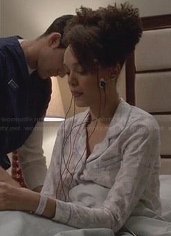 Remy's birdcage print pajamas on Ravenswood