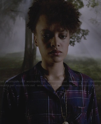 Remy's plaid pajamas on Ravenswood
