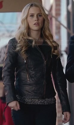 Rebekah's leather jacket on The Originals