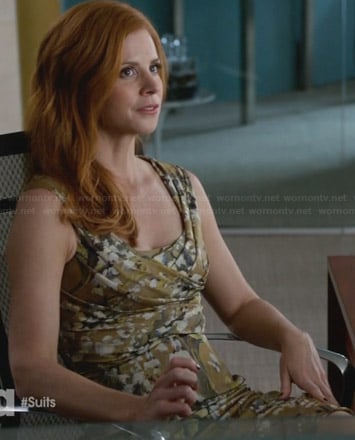 Donna's yellow floral dress on Suits
