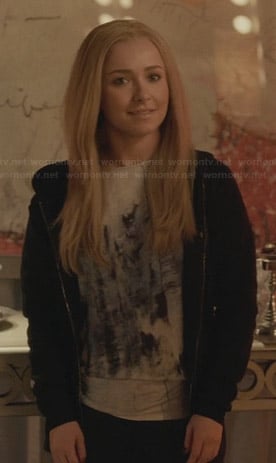 Juliette's abstract graphic tee on Nashville