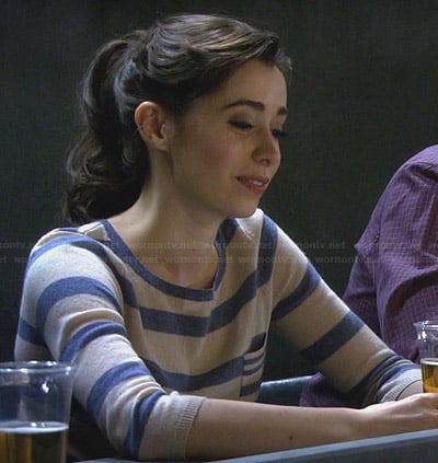 The Mother's blue striped sweater on How I Met Your Mother