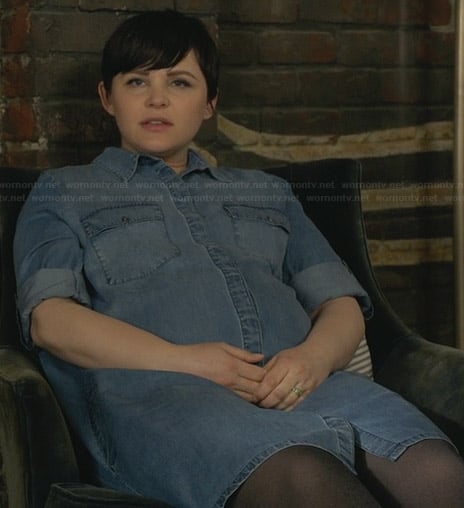 Mary's denim shirtdress on Once Upon a Time